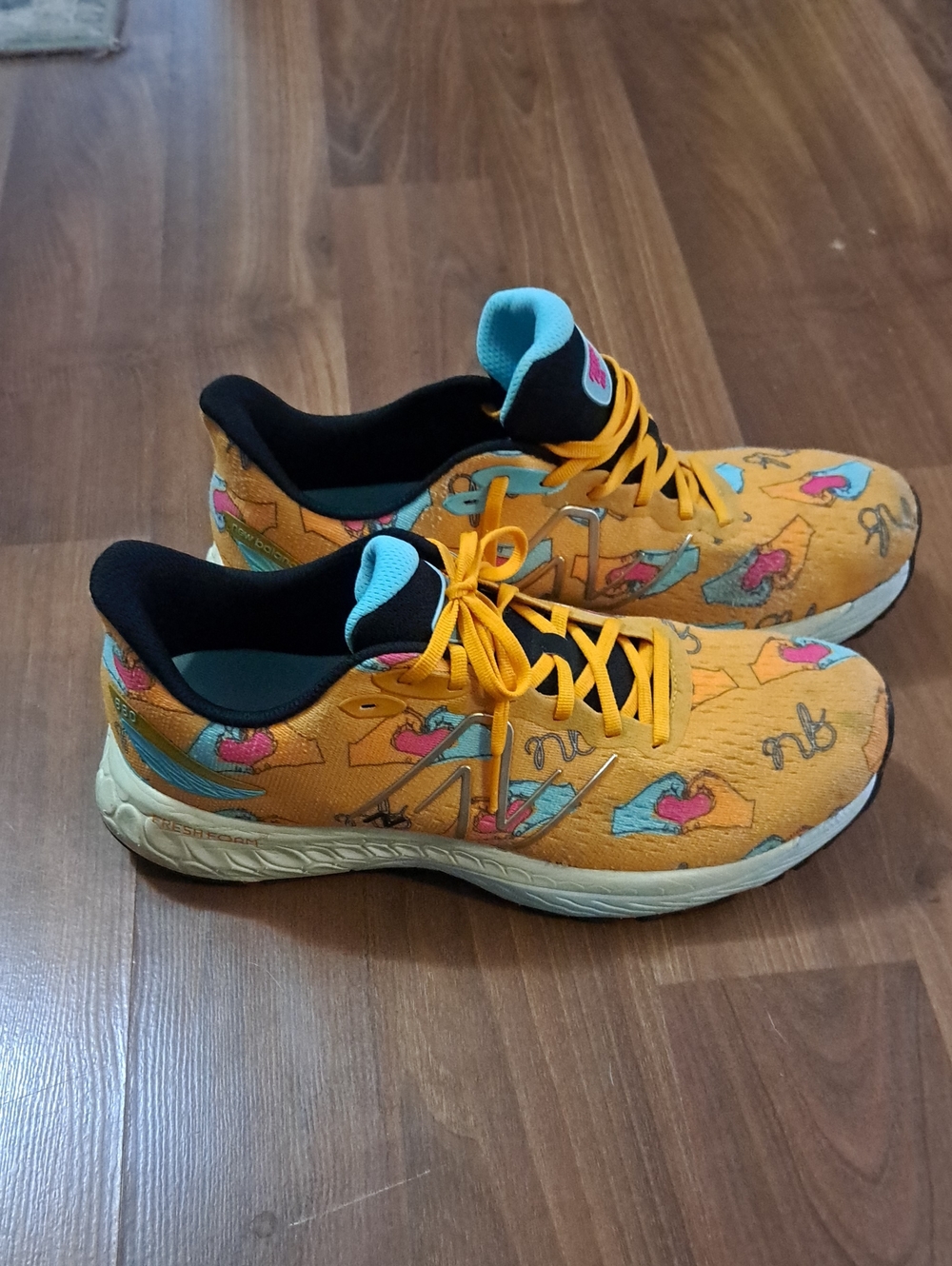 New Balance Fresh Foam X 880v12 "Orange Love" running shoes